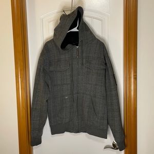 Men’s fox zip up hoody size large